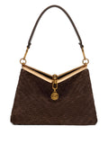 Etro Medium Vela Suede Shoulder Bag — Same as shown — Size One Size — Front View