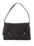 Givenchy Medium Voyou Denim Shoulder Bag — Same as shown — Size One Size — Front View