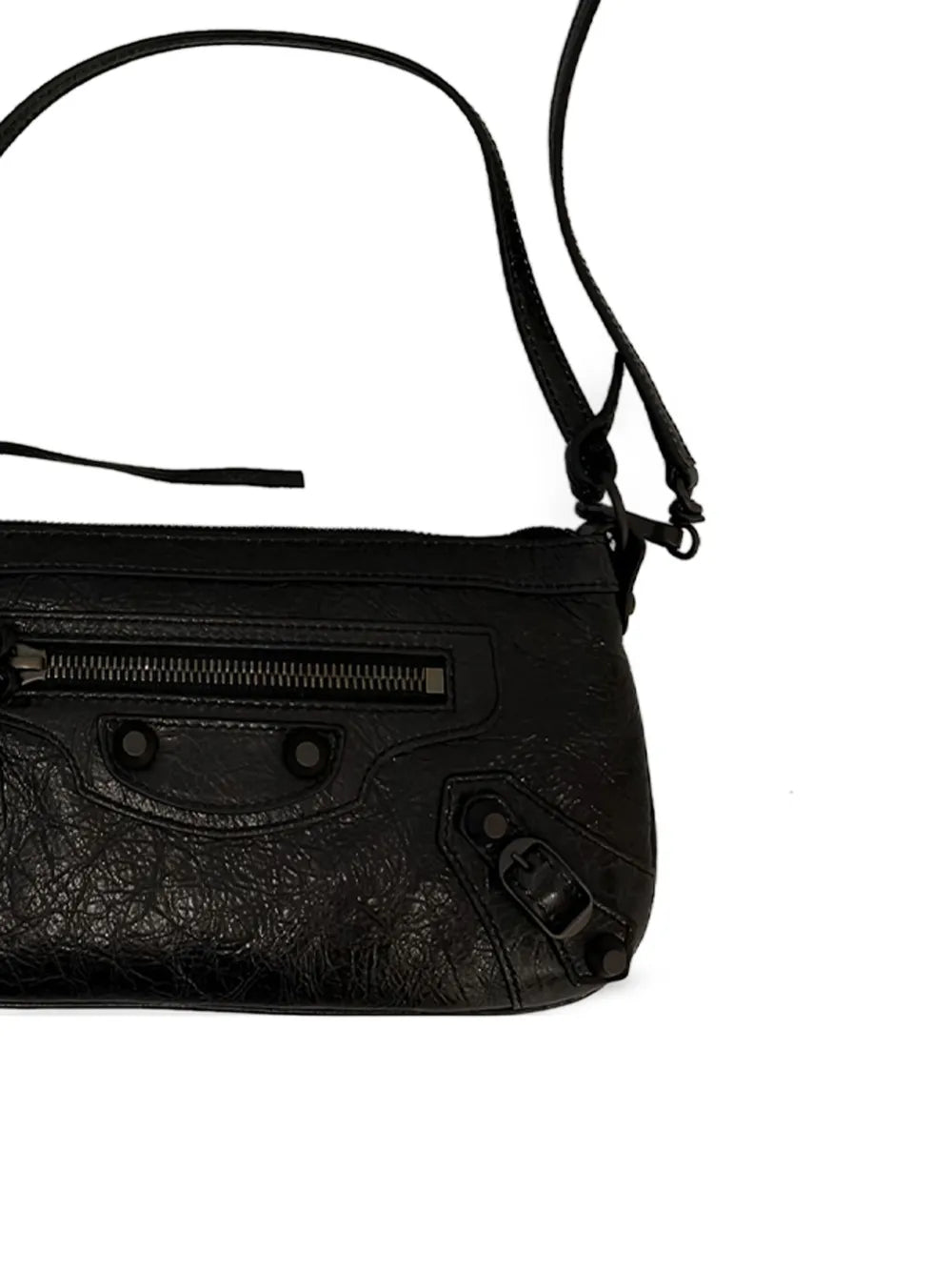 Balenciaga Studded Le City Shoulder Bag — Same as shown — Size One Size — Side View
