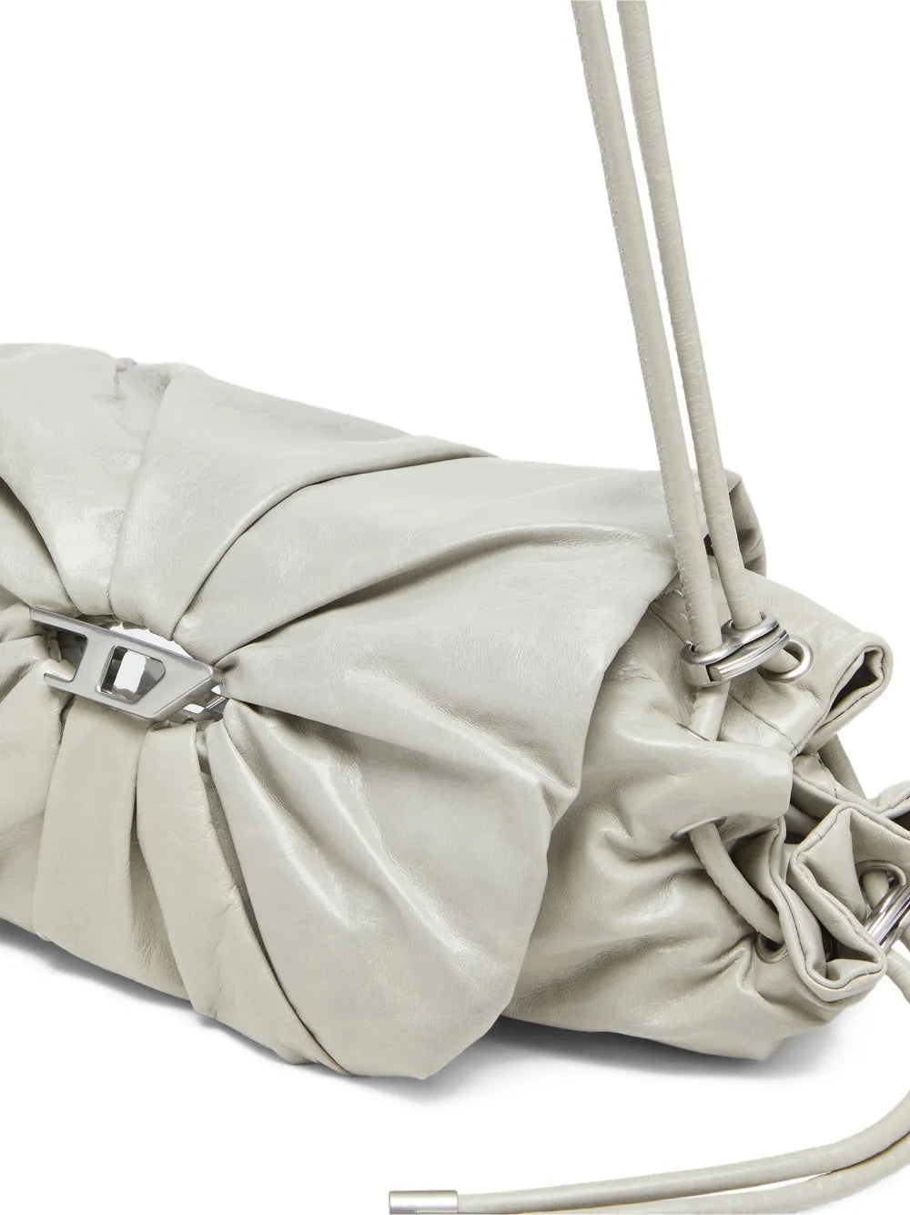 Diesel Scrunch D Leather Shoulder Bag — Same as shown — Size One Size — Detail View