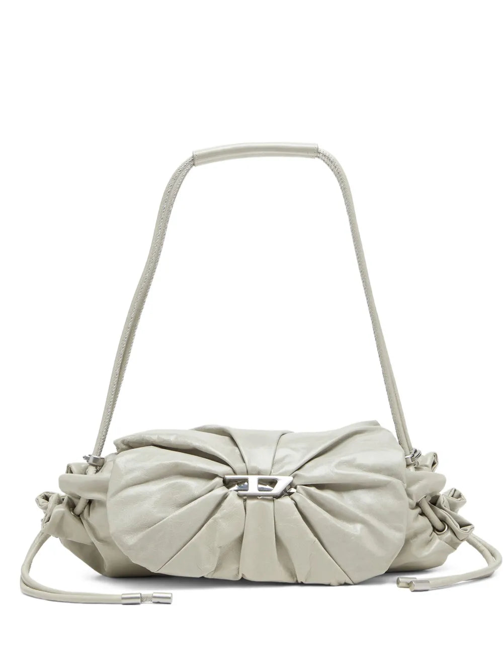 Diesel Scrunch D Leather Shoulder Bag — Same as shown — Size One Size — Front View