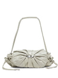 Diesel Scrunch D Leather Shoulder Bag — Same as shown — Size One Size — Front View