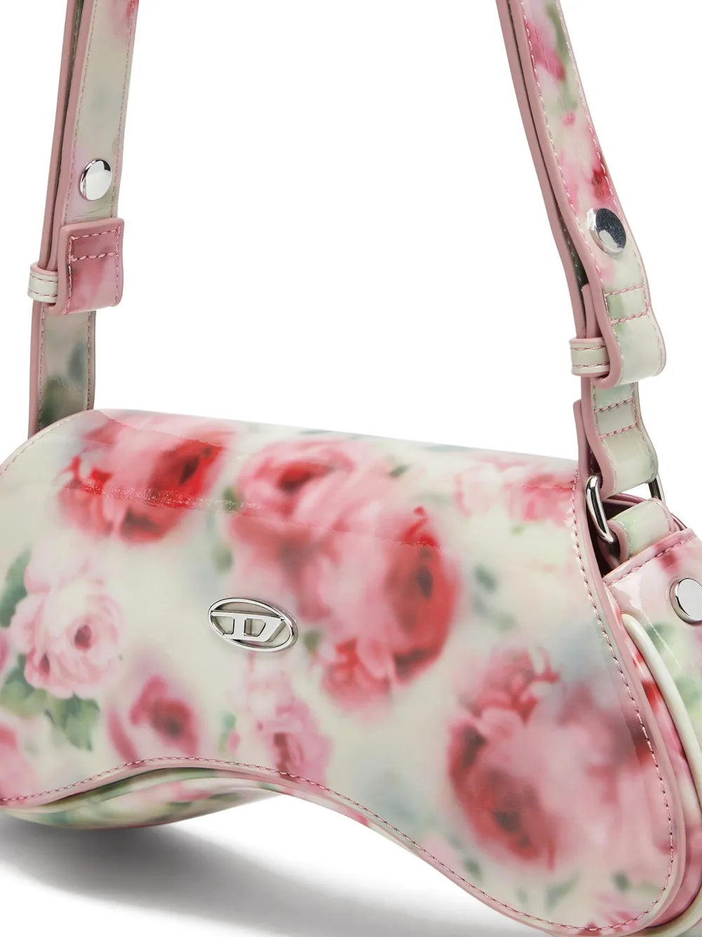 Diesel Floral Print Shoulder Bag — Same as shown — Size One Size — Top View