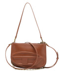 Diesel 1Dr Twin Embossed Zipped Shoulder Bag — Same as shown — Size One Size — Front View