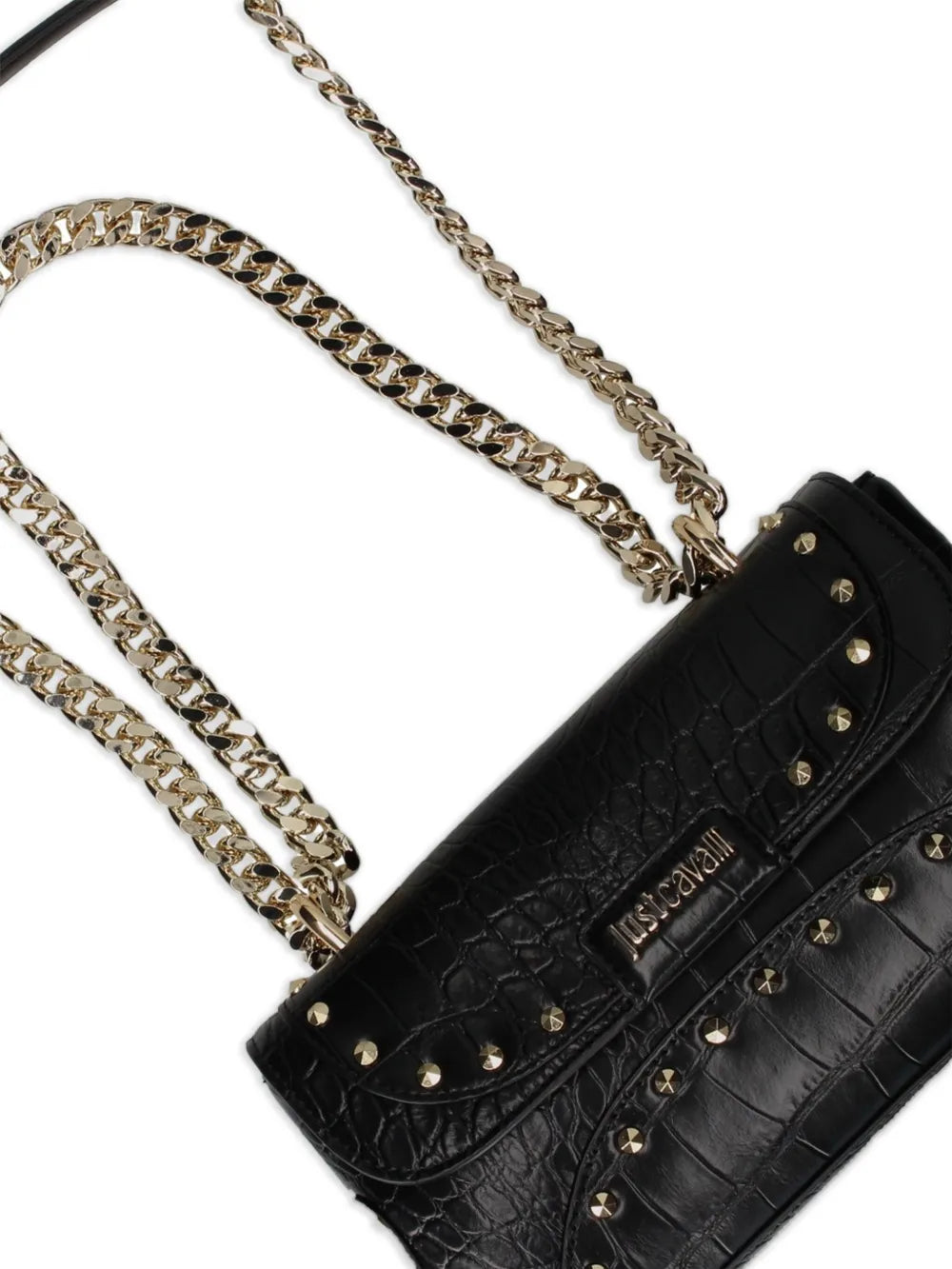 Just Cavalli Stud Embellished Shoulder Bag — Same as shown — Size One Size — Detail View
