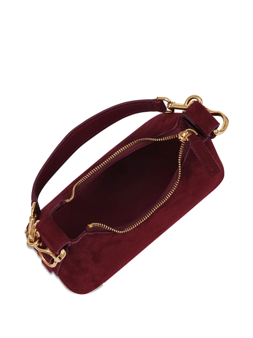 Potamy Suede Shoulder Bag — Same as shown — Size One Size — Back View