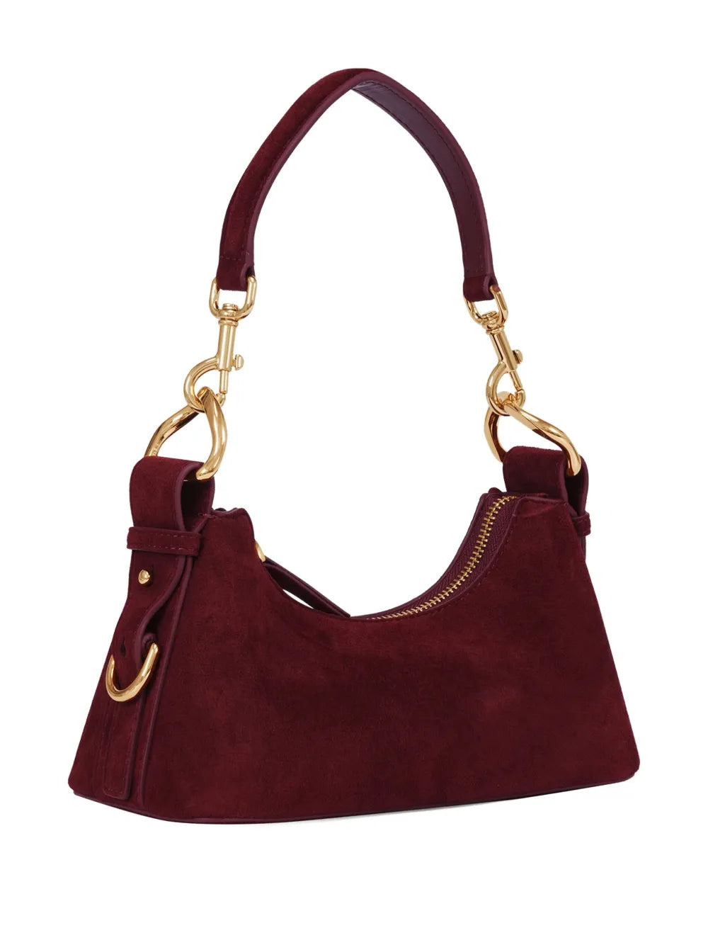 Potamy Suede Shoulder Bag — Same as shown — Size One Size — Side View