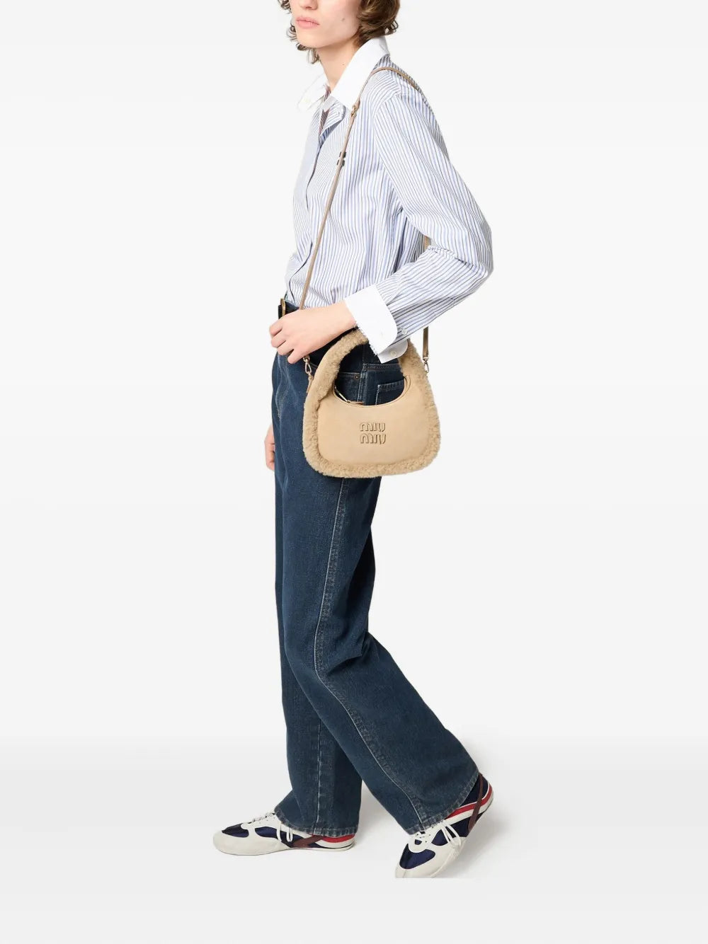 Miu Miu Wander Shoulder Bag — Same as shown — Size One Size — Side View