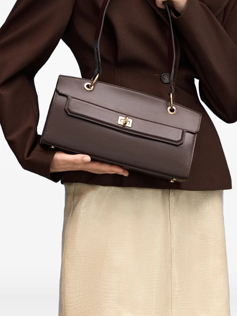 Potamy Medium Flap Shoulder Bag — Same as shown — Size One Size — Side View
