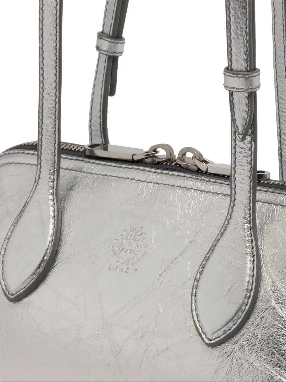 Bally Mini Praline Leather Shoulder Bag — Same as shown — Size One Size — Top View