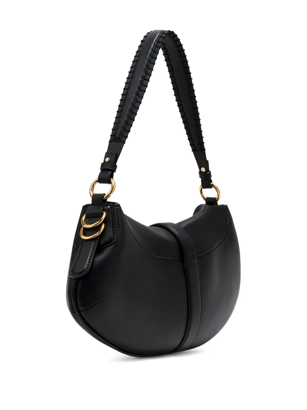 Ganni Buckle Shoulder Bag — Same as shown — Size One Size — Back View