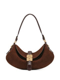 Ganni Logo Plaque Shoulder Bag — Same as shown — Size One Size — Front View