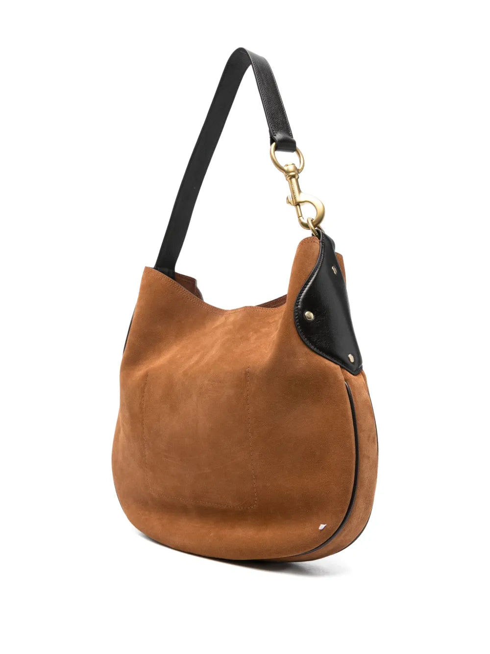 Mulberry Suede Shoulder Bag — Same as shown — Size One Size — Back View