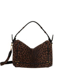 Jerome Dreyfuss Pepito M Leopard Shoulder Bag — Same as shown — Size One Size — Front View