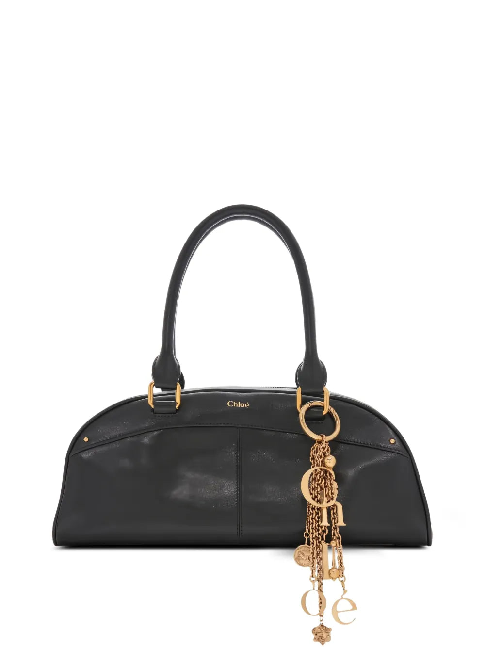 Chloe Logo Charm Shoulder Bag — Same as shown — Size One Size — Front View