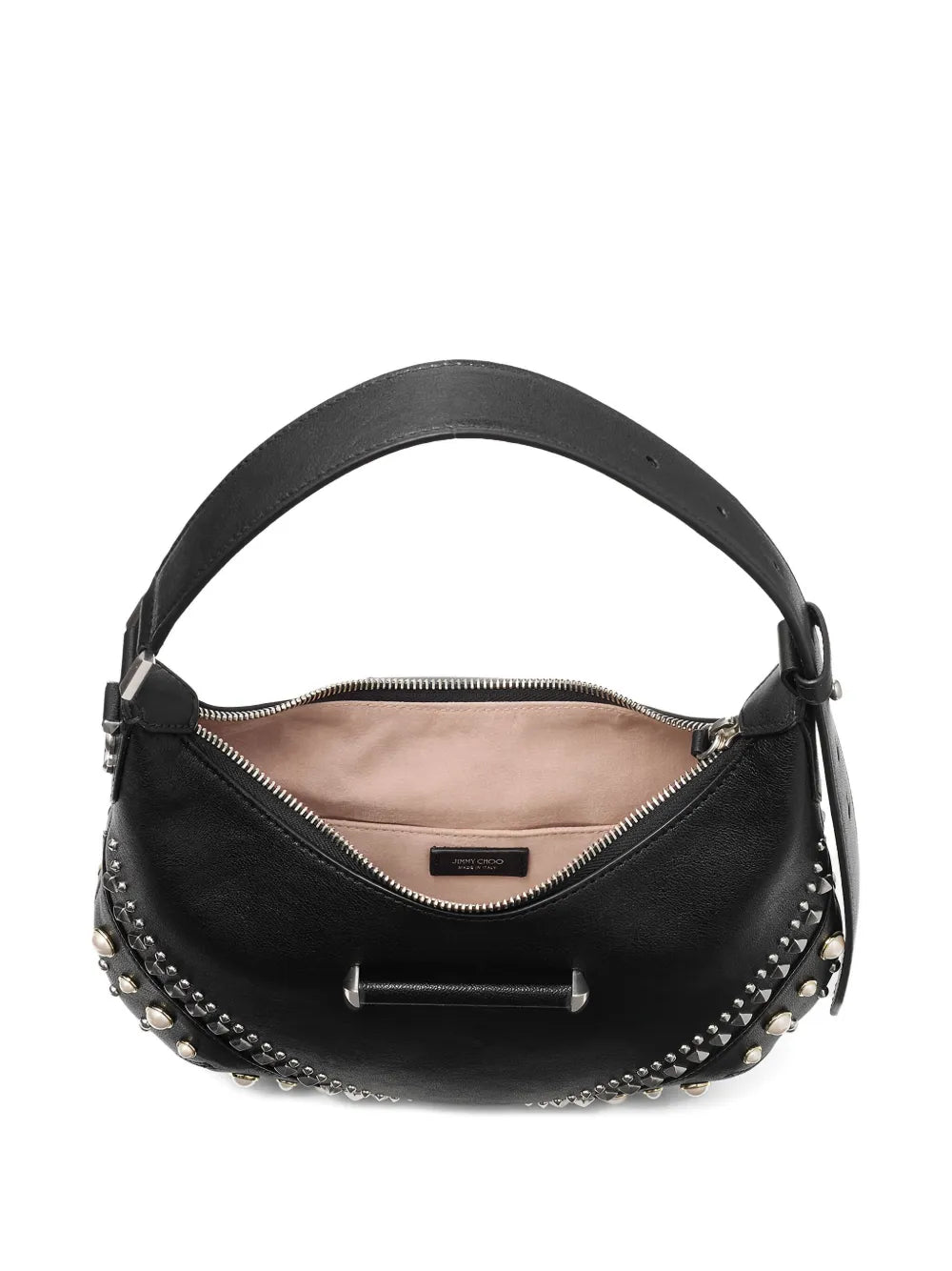 Jimmy Choo Small Bar Hobo Studded Pearl Shoulder Bag — Same as shown — Size One Size — Top View