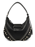 Jimmy Choo Small Bar Hobo Studded Pearl Shoulder Bag — Same as shown — Size One Size — Front View