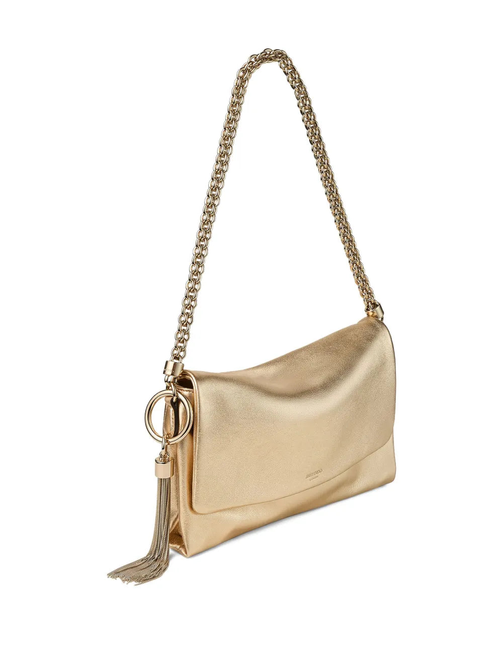 Jimmy Choo Callie Flap Chain Shoulder Bag — Same as shown — Size One Size — Side View
