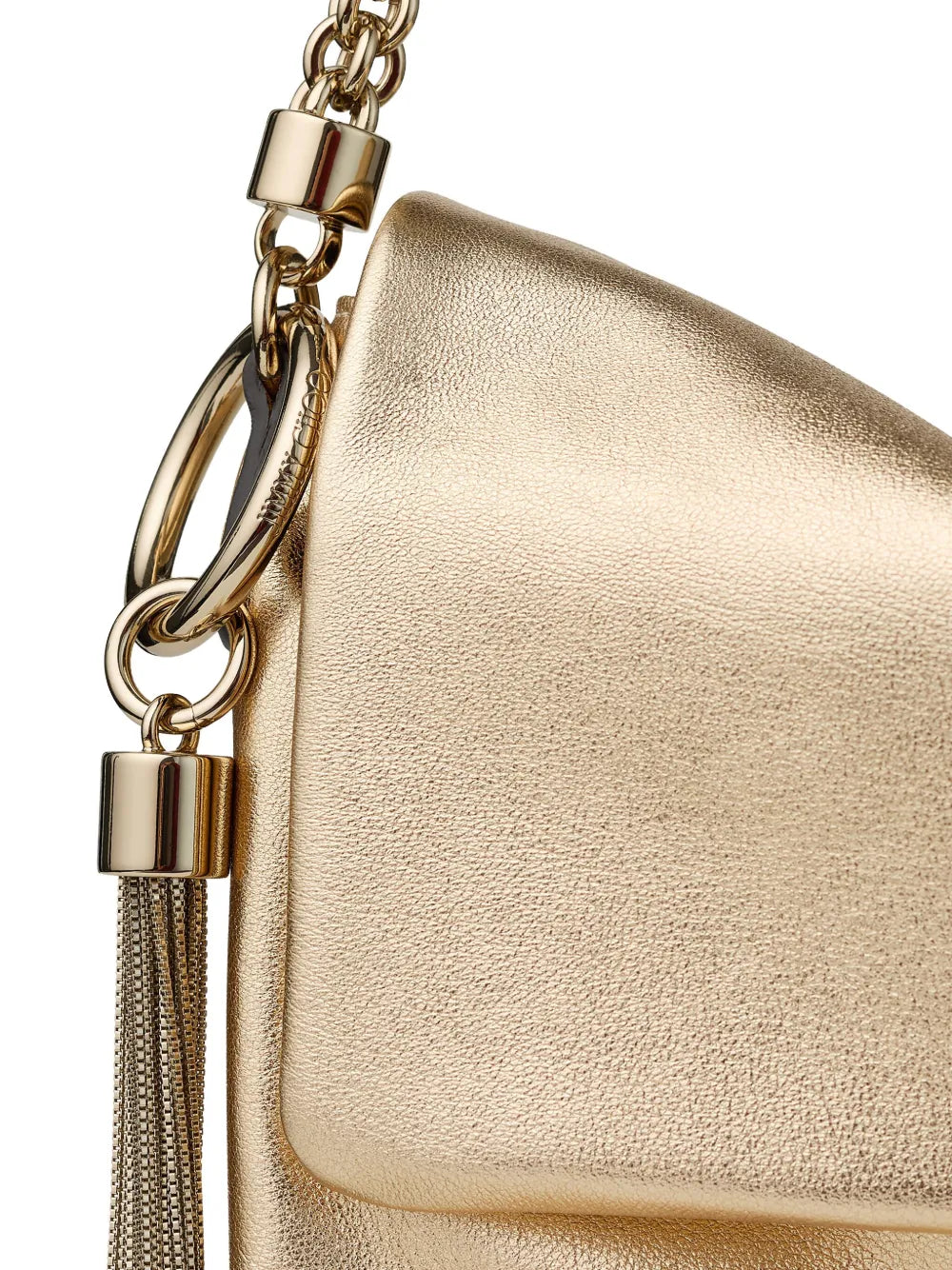 Jimmy Choo Callie Flap Chain Shoulder Bag — Same as shown — Size One Size — Top View