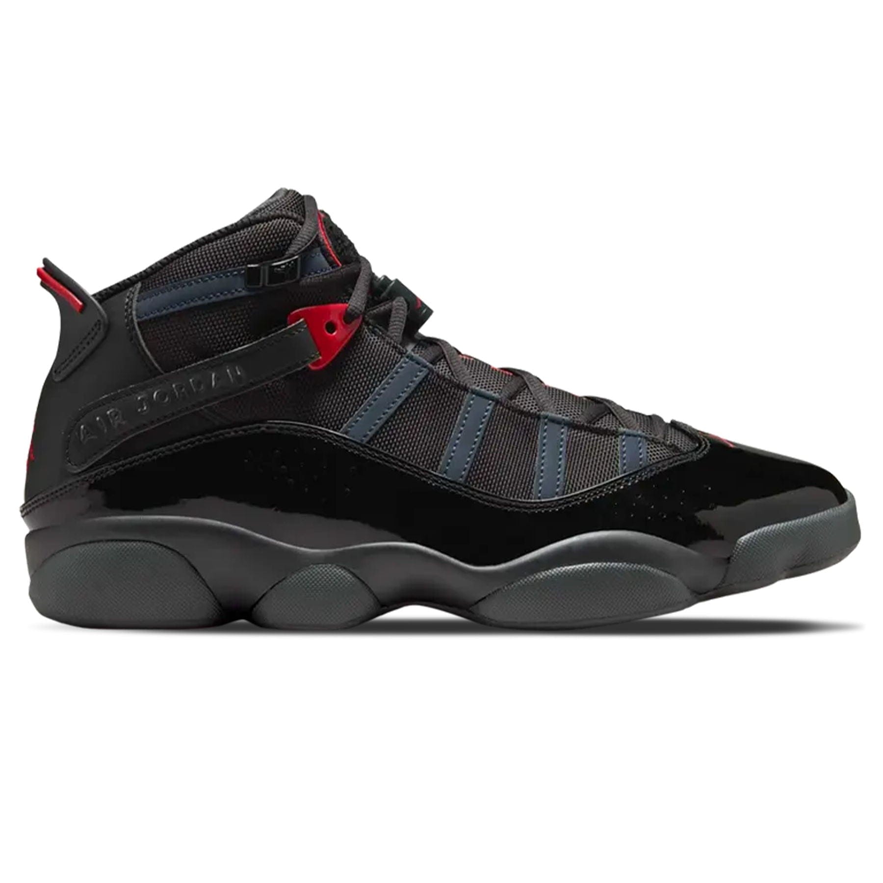 Air Jordan 6 Rings 'Anthracite Fire Red' — UK 3 | EU 35.5 | US 3.5 — Side View