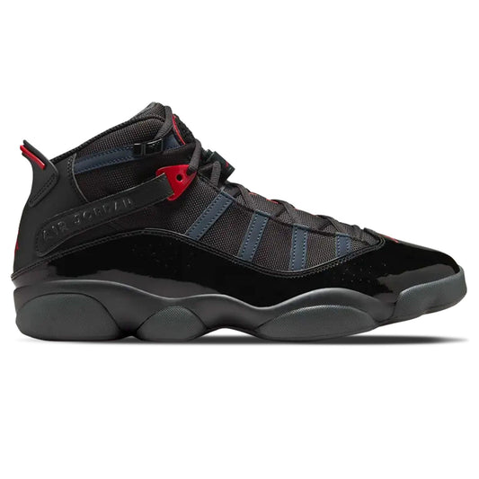Air Jordan 6 Rings 'Anthracite Fire Red' — UK 3 | EU 35.5 | US 3.5 — Side View