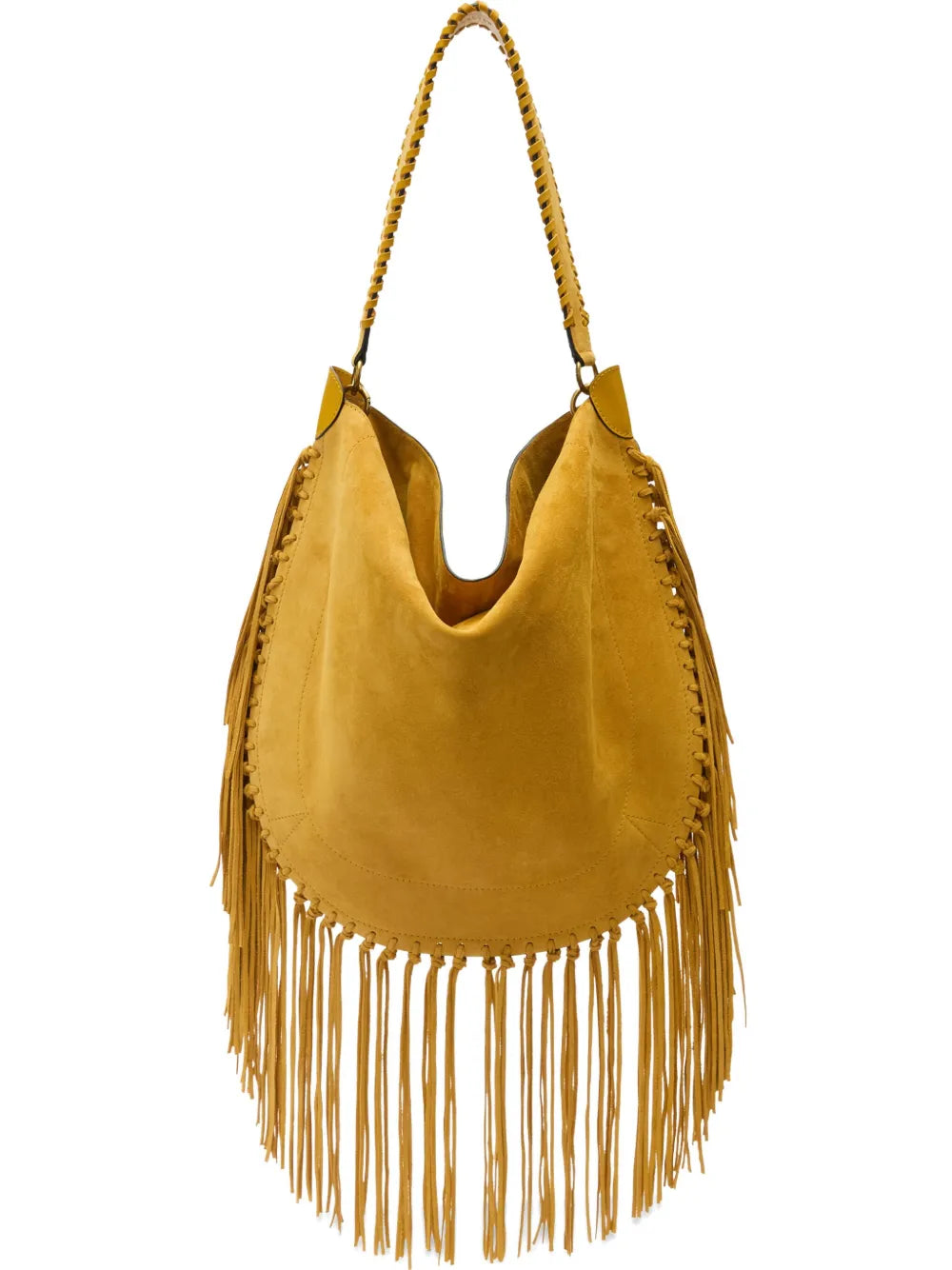 Isabel Marant Oskan Soft Fringed Shoulder Bag — Same as shown — Size One Size — Front View