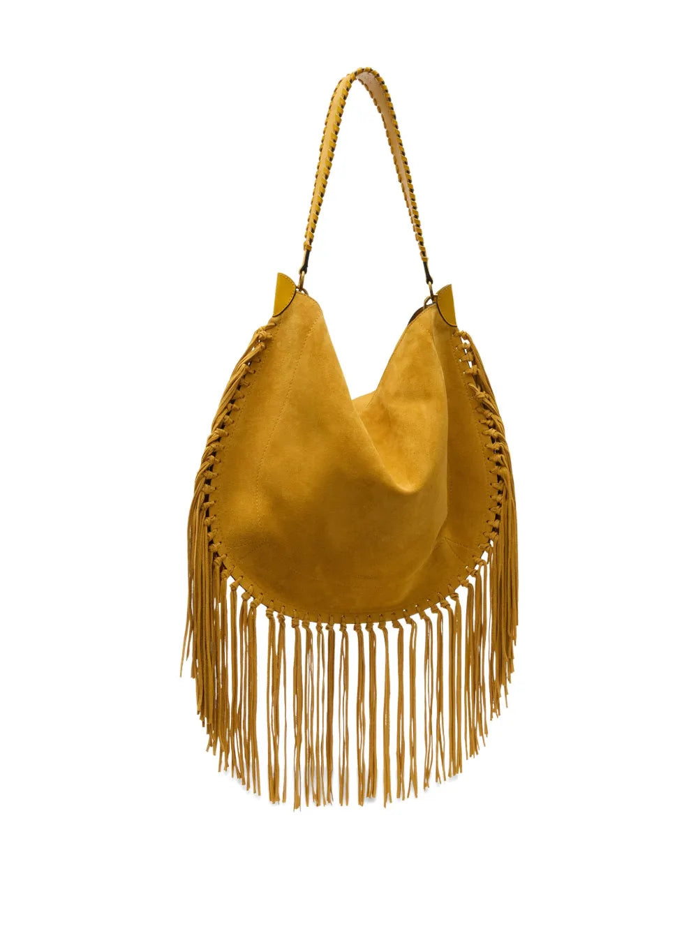 Isabel Marant Oskan Soft Fringed Shoulder Bag — Same as shown — Size One Size — Top View