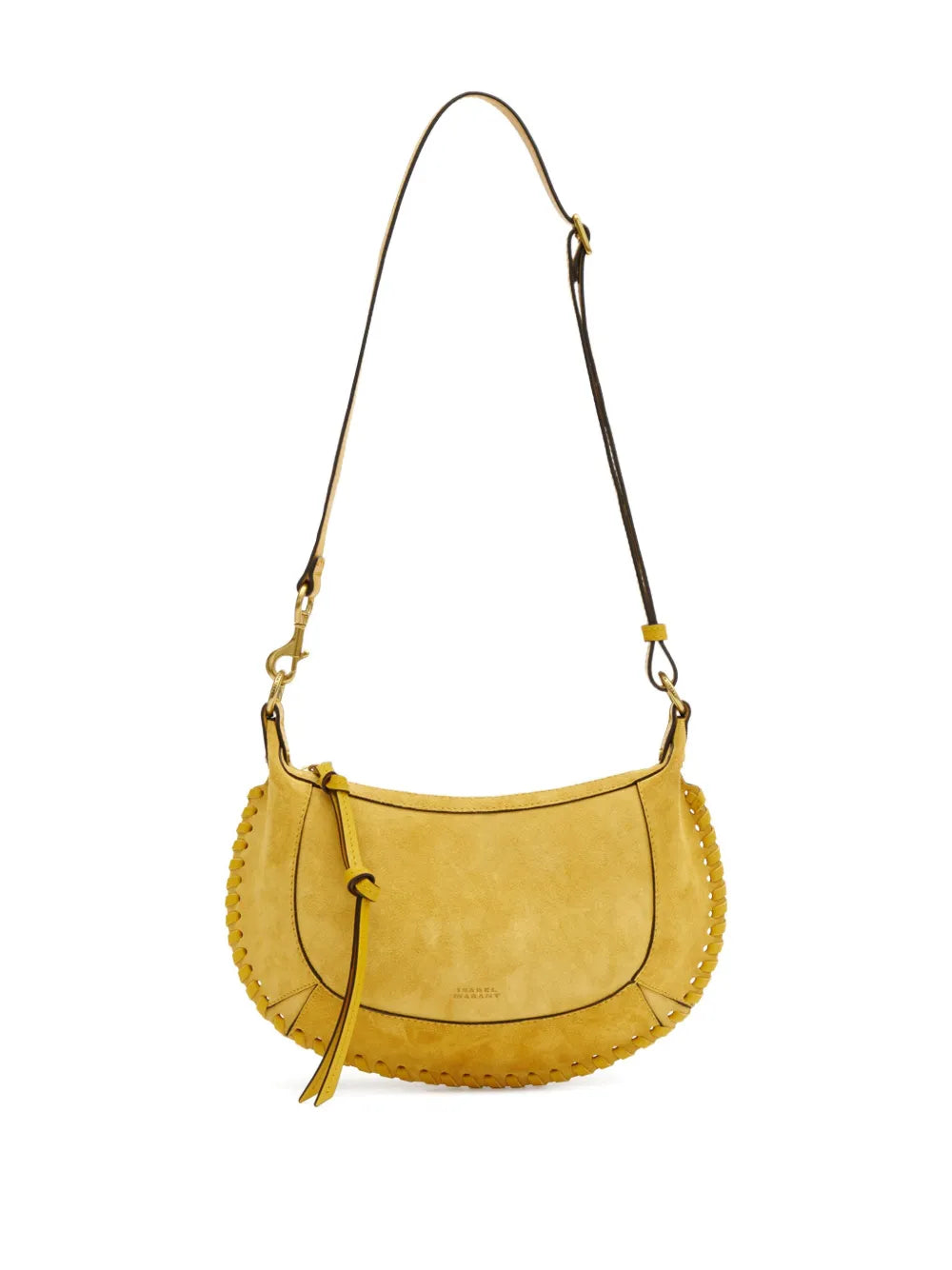 Isabel Marant Oskan Moon Leather Shoulder Bag — Same as shown — Size One Size — Detail View