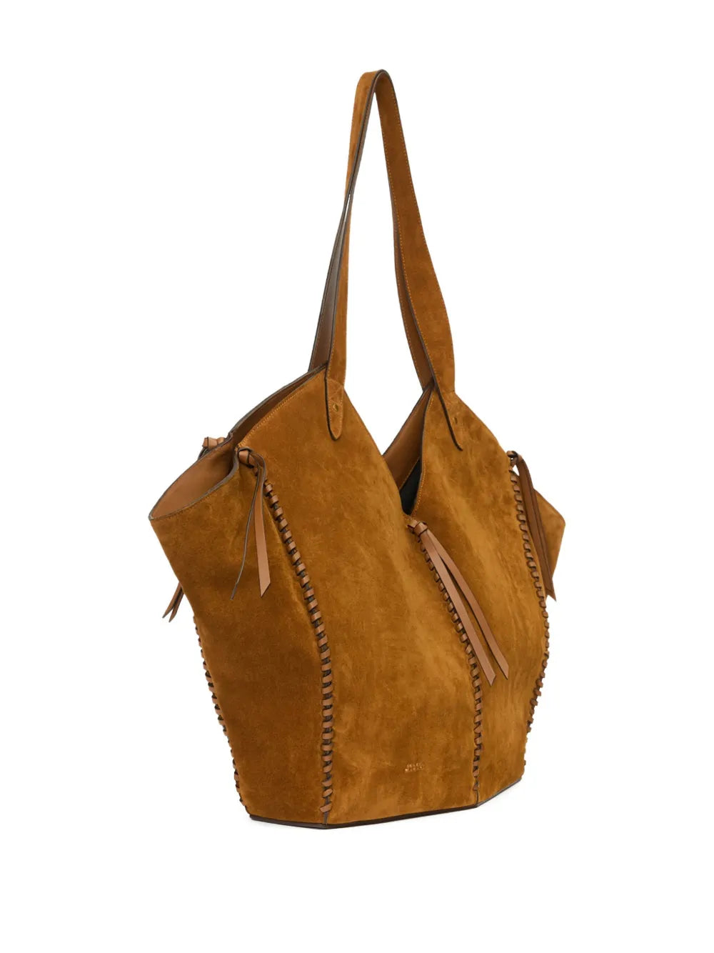 Isabel Marant Stitched Tampa Tote Shoulder Bag — Same as shown — Size One Size — Top View