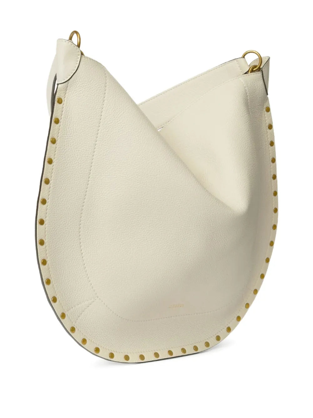 Isabel Marant Oskan Soft Studded Shoulder Bag — Same as shown — Size One Size — Top View