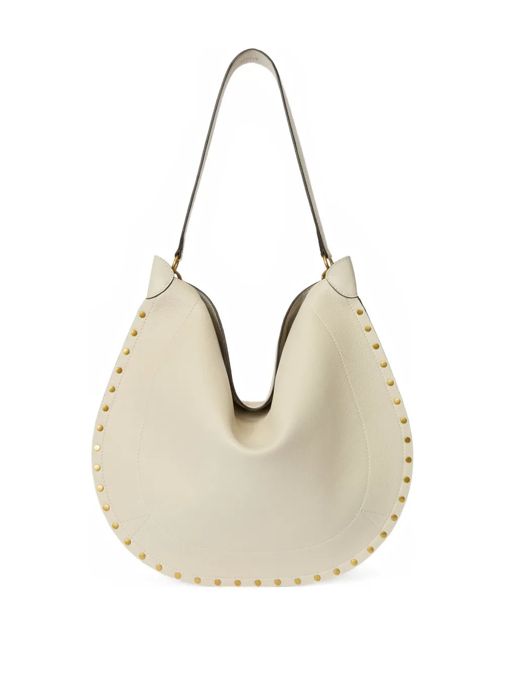 Isabel Marant Oskan Soft Studded Shoulder Bag — Same as shown — Size One Size — Back View
