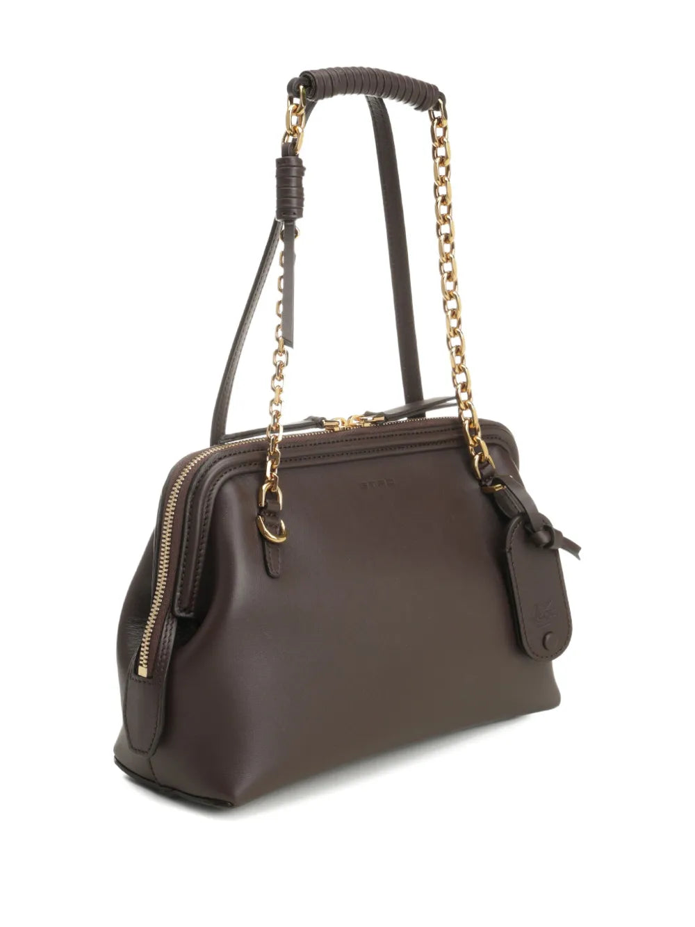 Etro Small Leather Shoulder Bag — Same as shown — Size One Size — Back View