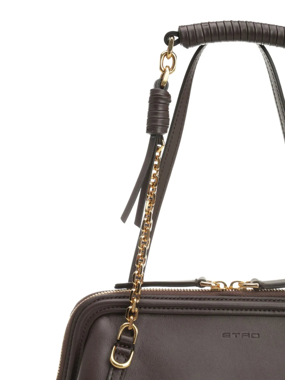 Etro Small Leather Shoulder Bag — Same as shown — Size One Size — Top View