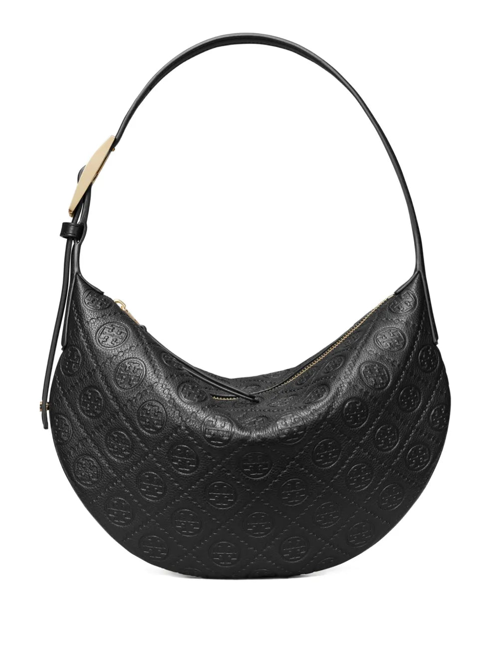 Tory Burch T Monogram Balloon Small Pebble Shoulder Bag — Same as shown — Size One Size — Front View