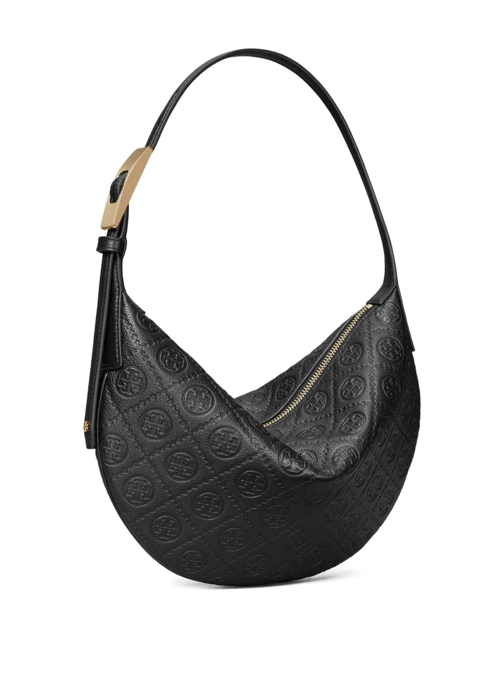 Tory Burch T Monogram Balloon Small Pebble Shoulder Bag — Same as shown — Size One Size — Back View