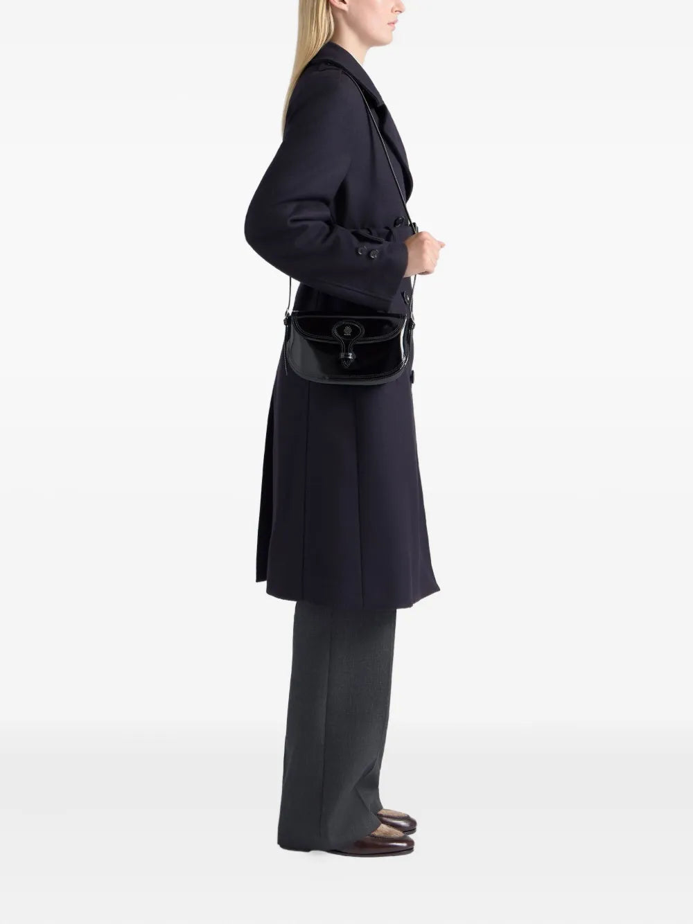 Bally Small Beckett Shoulder Bag — Same as shown — Size One Size — Side View