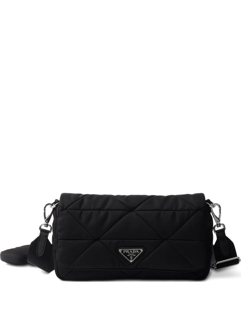Prada Stitching Padded Shoulder Bag — Same as shown — Size One Size — Front View