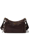 Prada Large Explore Leather Shoulder Bag — Same as shown — Size One Size — Front View