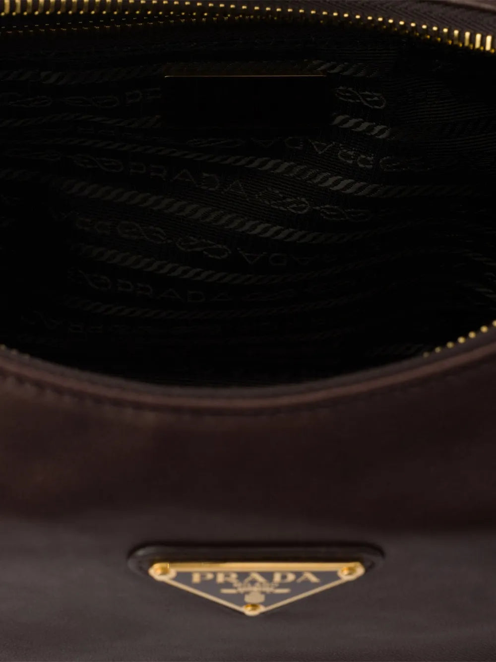 Prada Large Explore Leather Shoulder Bag — Same as shown — Size One Size — Top View