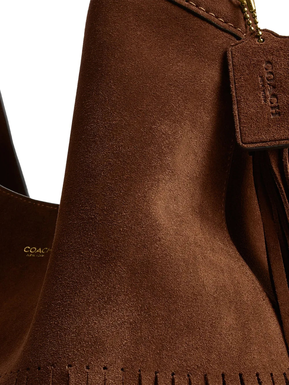 Coach Fringe Brooklyn Shoulder Bag — Same as shown — Size One Size — Back View