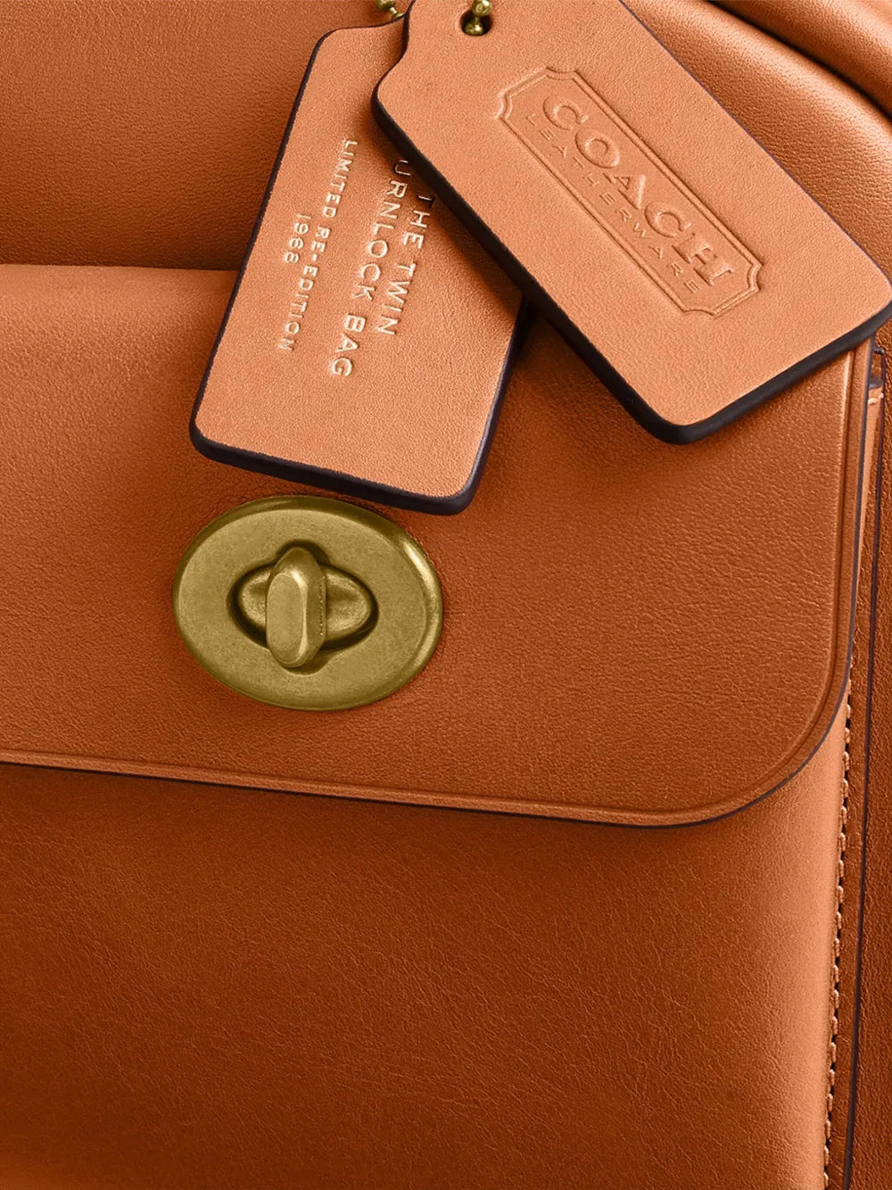 Coach Pocket Turnlock Leather Satchel — Same as shown — Size One Size — Top View