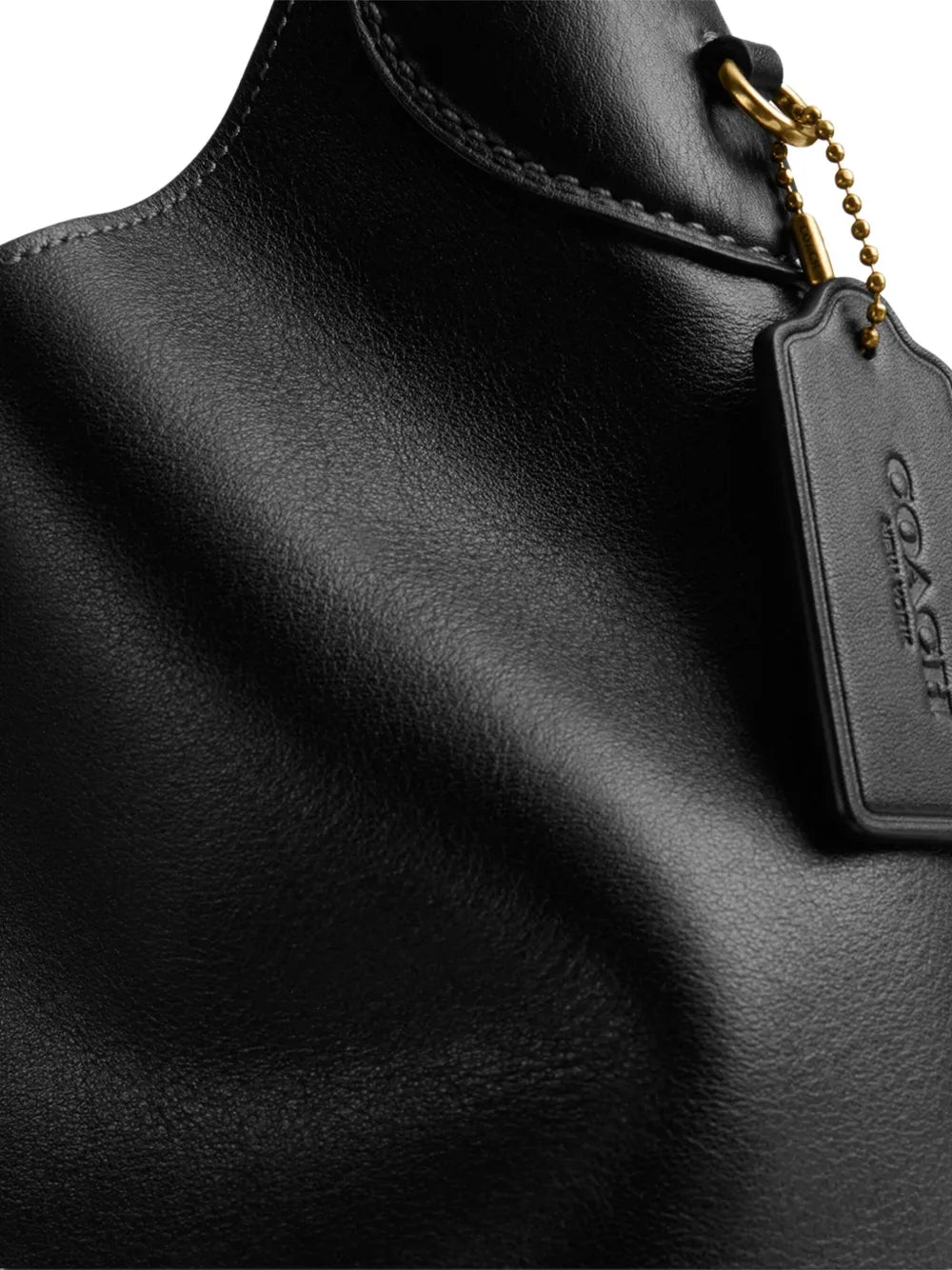 Coach Leather Shoulder Bag — Same as shown — Size One Size — Top View