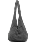 Aya Muse Sol Ribbed Shoulder Bag — Same as shown — Size One Size — Front View