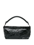 Mm6 Maison Margiela Textured Top Handle Shoulder Bag — Same as shown — Size One Size — Front View