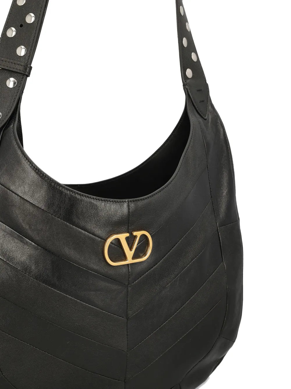 Valentino Garavani Hoboho Chevron Pattern Shoulder Bag — Same as shown — Size One Size — Top View