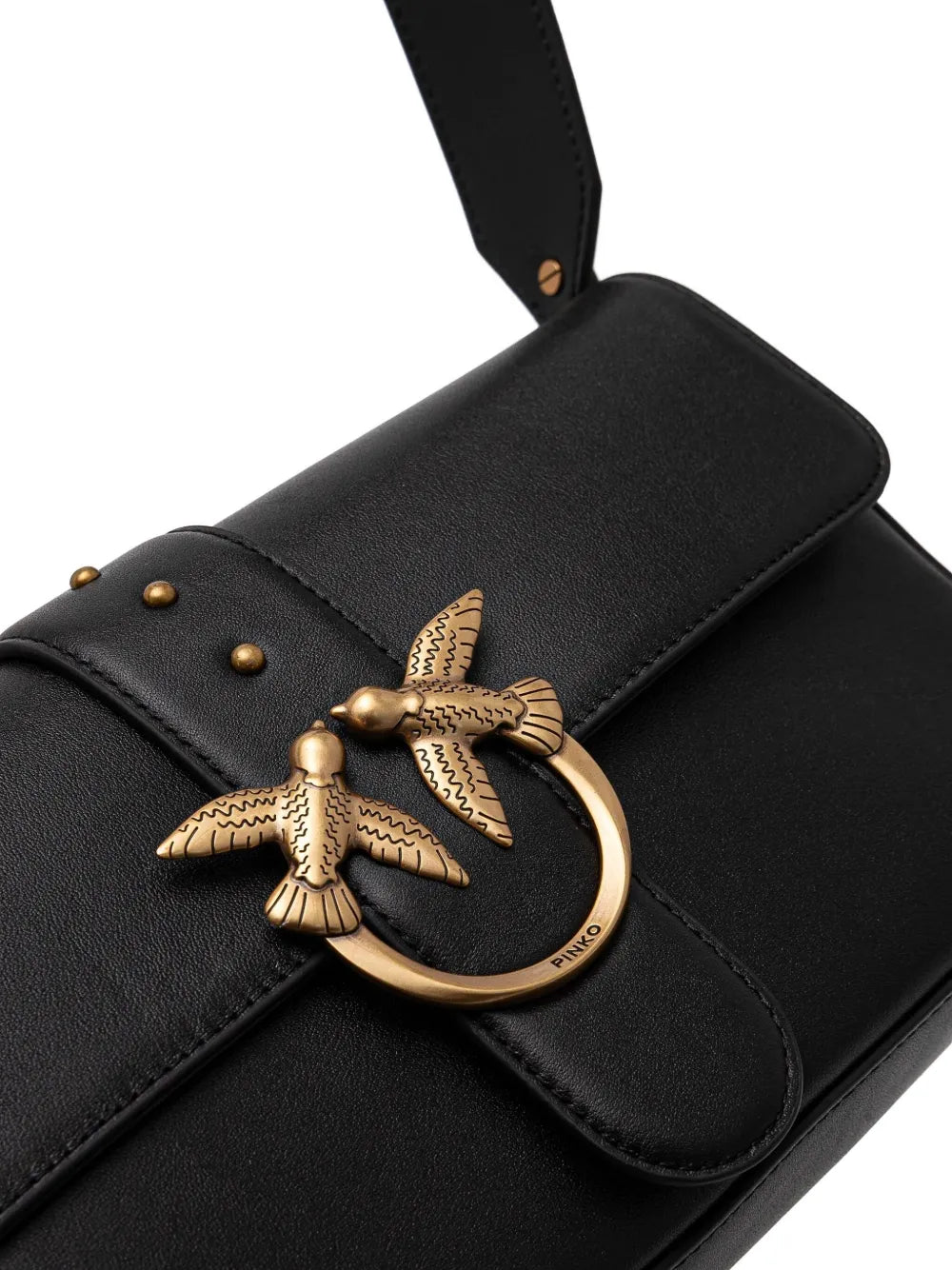 Pinko Love Logo Buckle Cross Body Bag — Same as shown — Size One Size — Back View