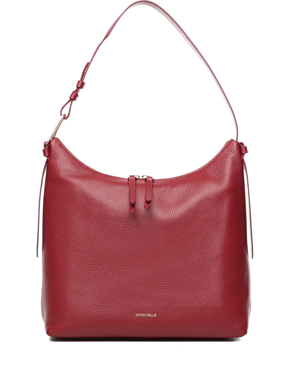 Coccinelle Small Malory Leather Shoulder Bag — Same as shown — Size One Size — Front View