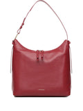 Coccinelle Small Malory Leather Shoulder Bag — Same as shown — Size One Size — Front View