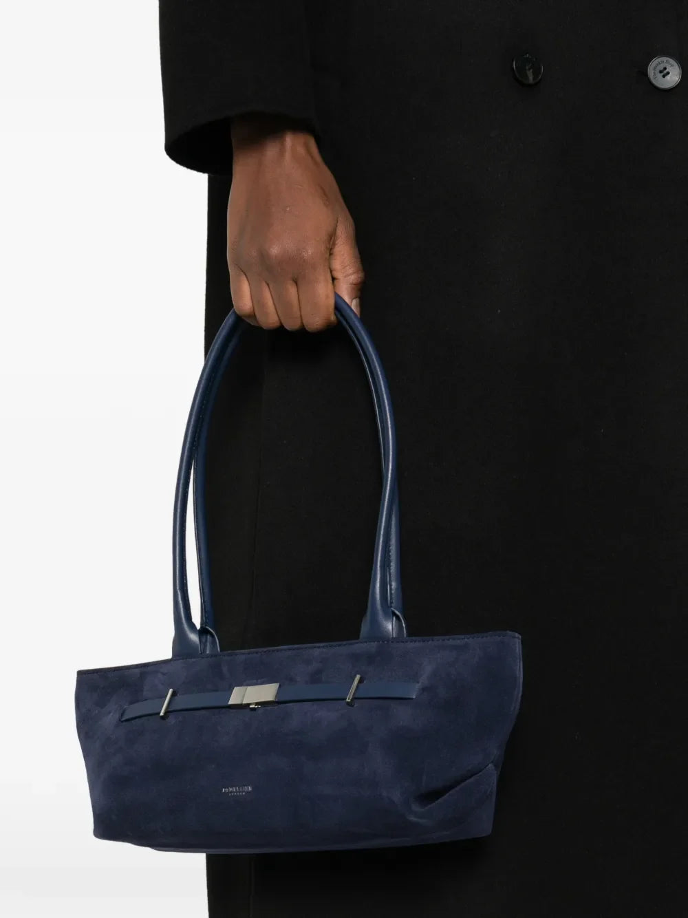 Demellier New York Suede Shoulder Bag — Same as shown — Size One Size — Side View