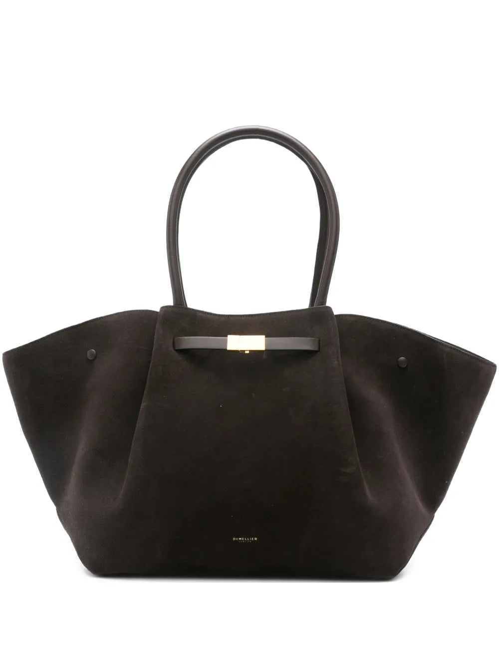 Demellier New York Suede Shoulder Bag — Same as shown — Size One Size — Front View